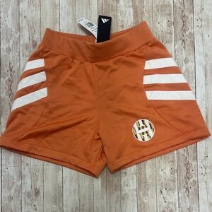 Adidas Athletic Orange Shorts size small Men’s NWT